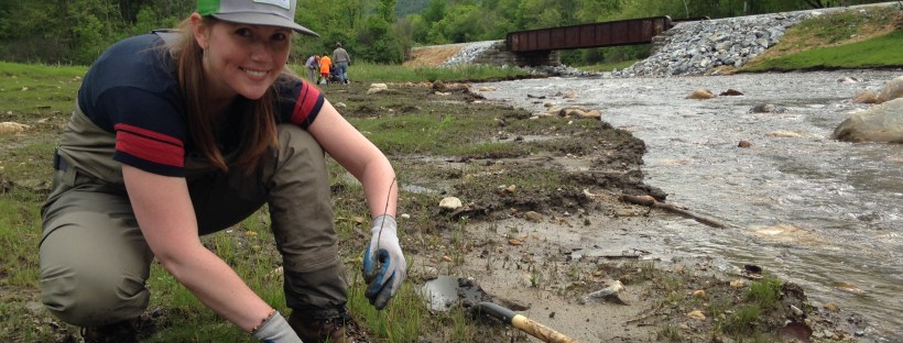 SWVT TU President Jackie Jordan getting her hands dirty